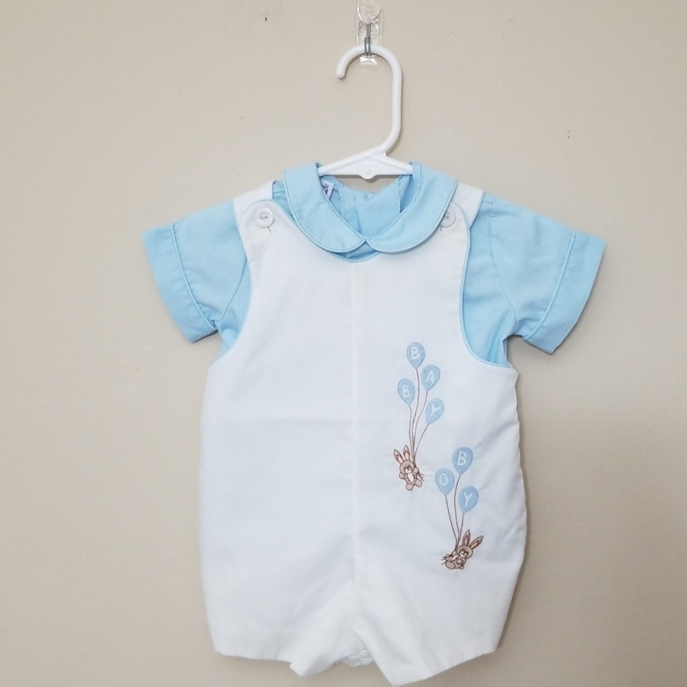 Vintage 2-Piece Shortall Set